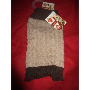 Pet Central Dog Winter Sweater Brown Sweater Extra Small XS
